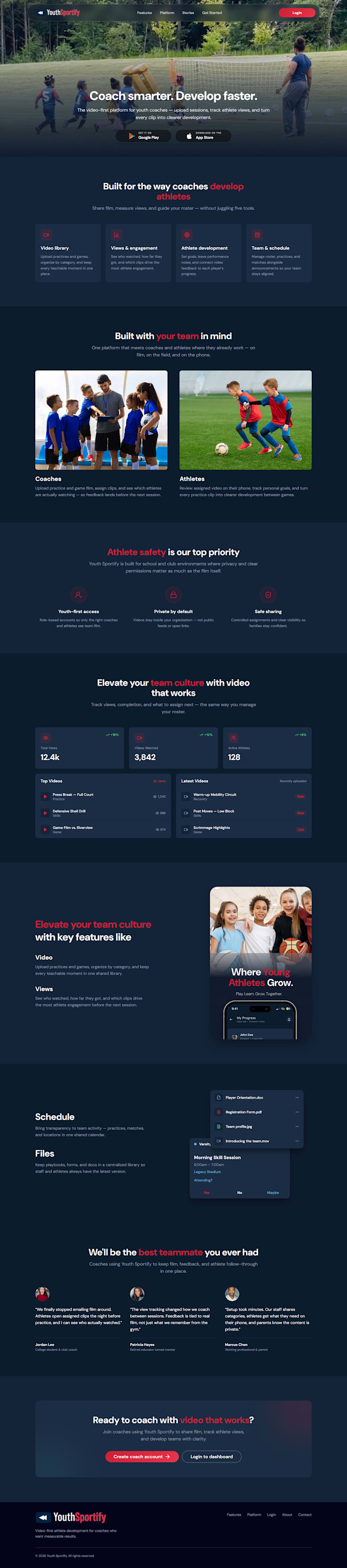 build a fast, responsive react and next web app for you