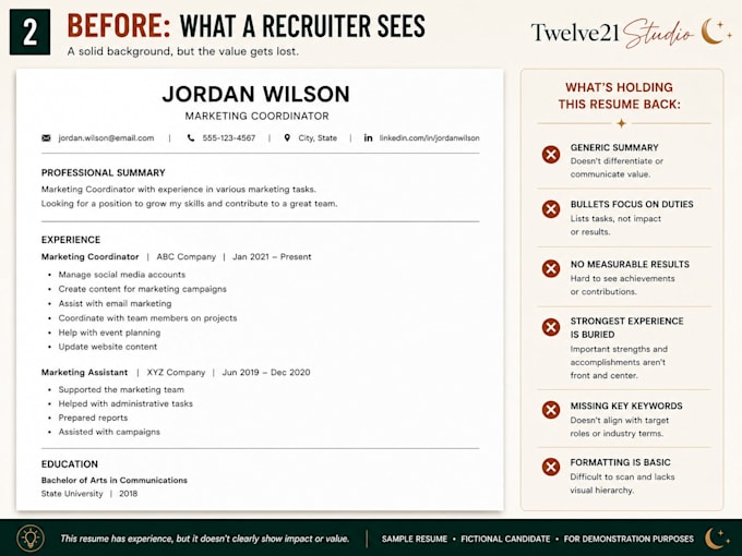 review your resume like a recruiter
