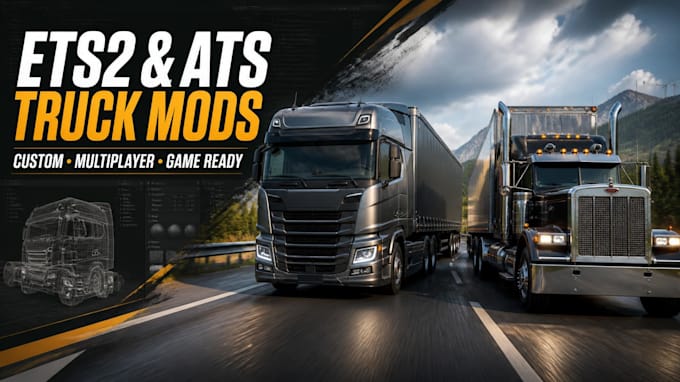 create ets2 ats multiplayer compatible truck mods