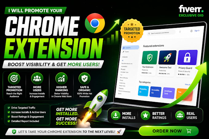chrome extension promotion, chrome download, browser extension for real users