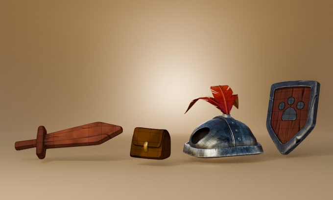 create a stylized or low poly, prop asset for your project