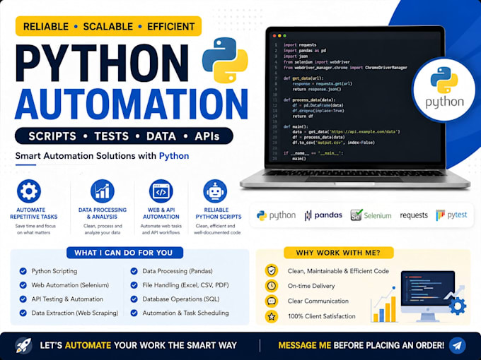 automate your web application using selenium java, python, testng