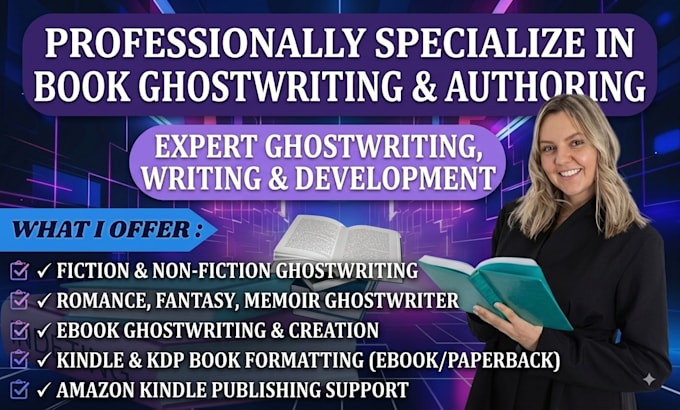 be your writer or ghostwriter for books and ebooks on mental health