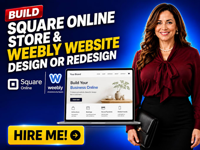design square online store, weebly website, redesign square and weebly redesign