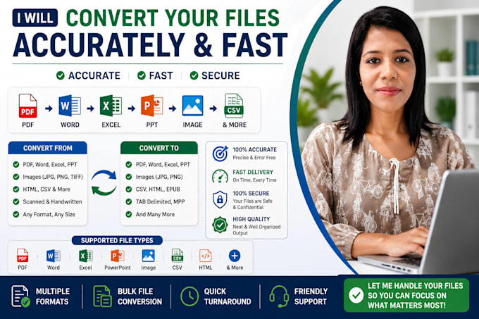convert PDF, word, excel, and other files accurately