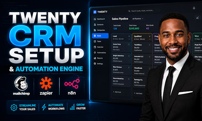 setup and integrate twenty CRM open source salesforce alternative