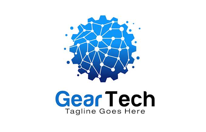 create a modern tech logo design for your business