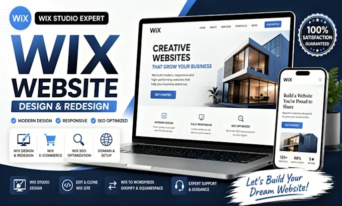 wix website redesign, wix studio, convert wix website design wix edit wix site