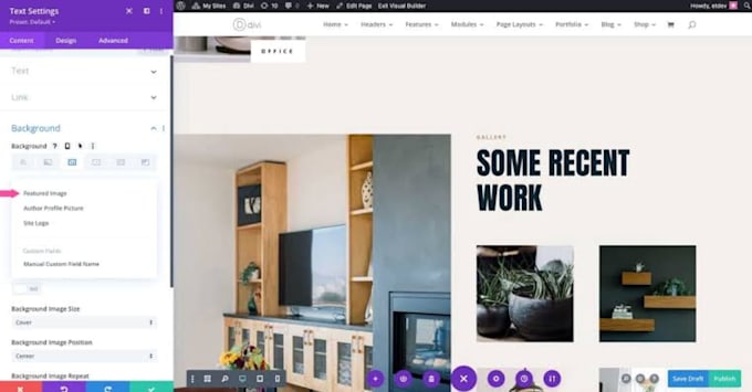 design or redesign wordpress website with elementor pro divi website development