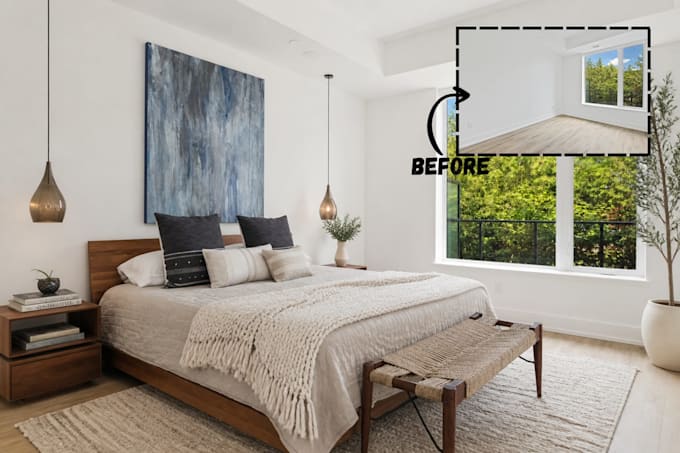 do ai virtual staging for your empty real estate listing photos