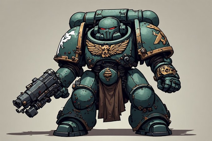 paint custom warhammer 40k characters, armies, and vehicles