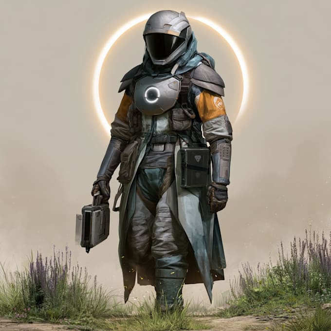 design sci fi mecha and robot concept art