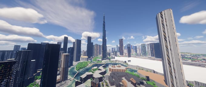 recreate real life cities and locations in minecraft