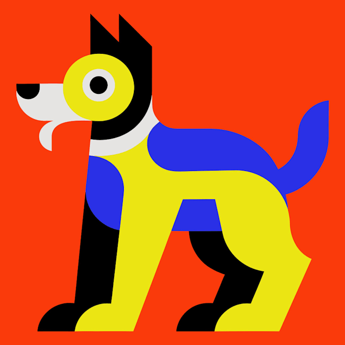 draw your pet as vector art