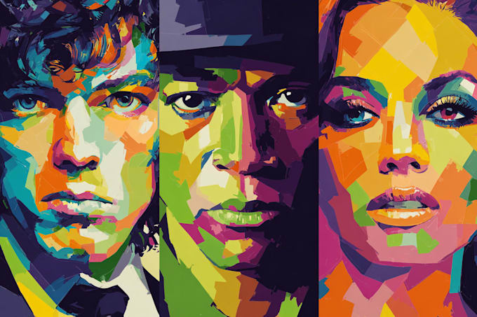 make a beautiful wpap pop art portrait