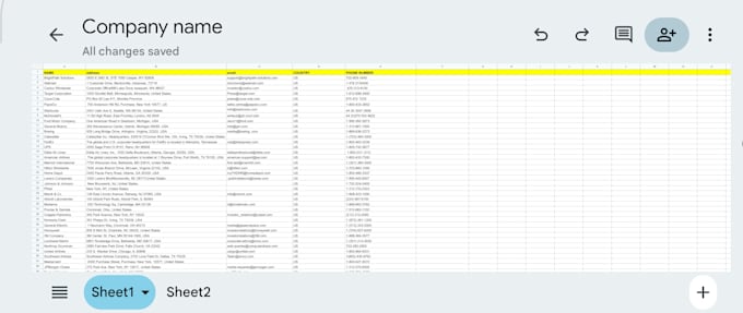virtual assistant excel data entry lead generation web research