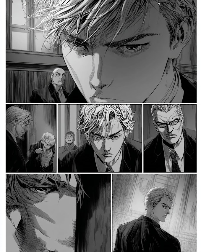 draw nsfw comic page manga illustration webtoon comic sfw