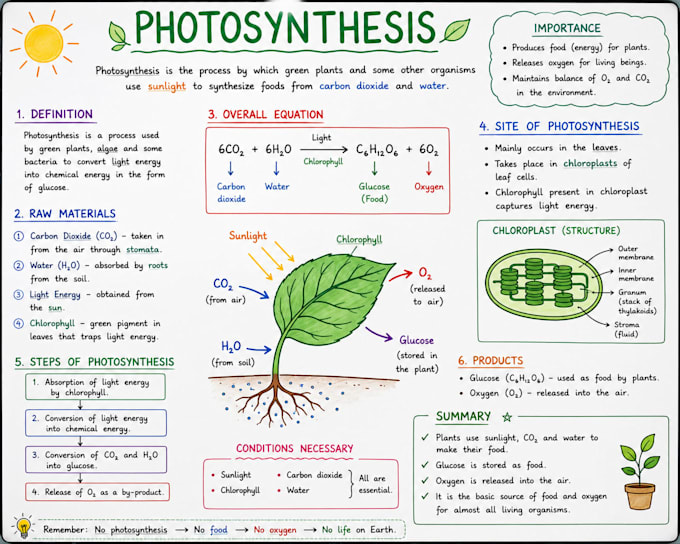 create handwritten whiteboard study notes for students