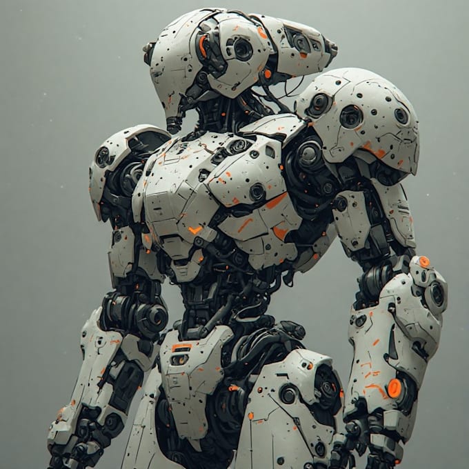 design spectacular robots, cyborgs and mechs