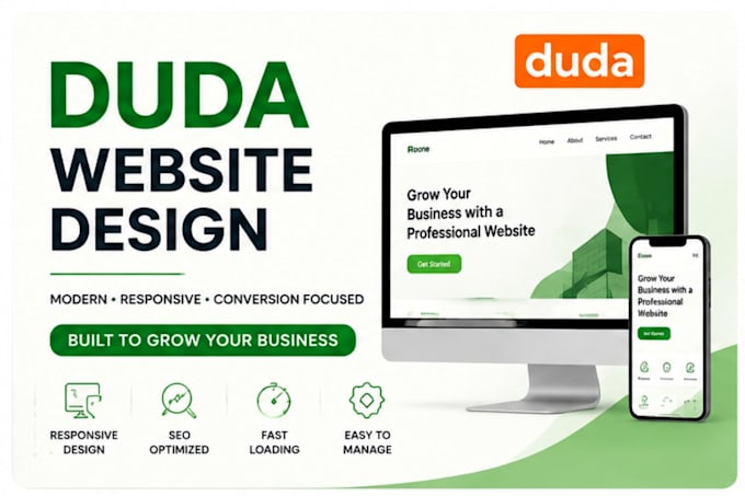 duda website design duda website builder responsive business website development