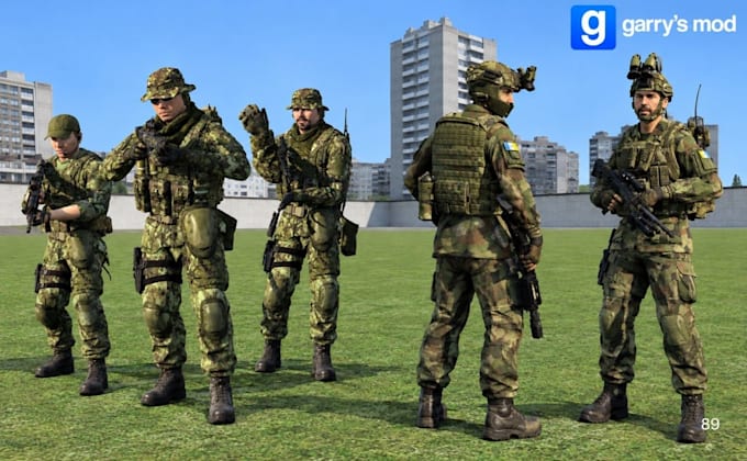 port or create custom gmod playermodel gmod models, 3d model skin for garrys mod