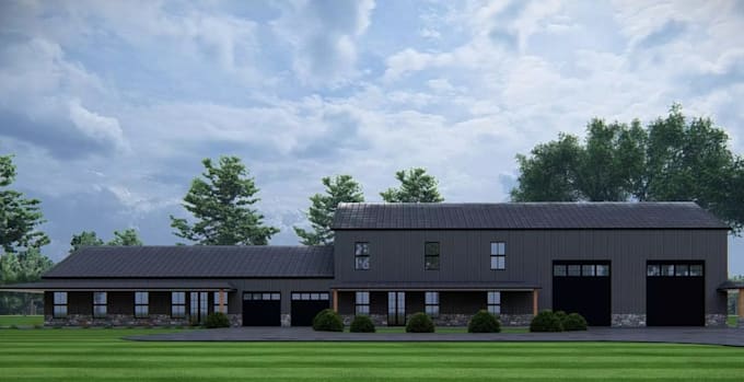 create barndominium, barn house and pole barn architectural plans