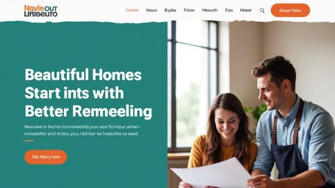 build squarespace renovation company website home improvement website
