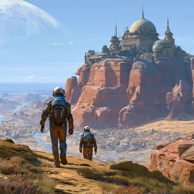 design sci fi illustration and sci fi sci fi illustration