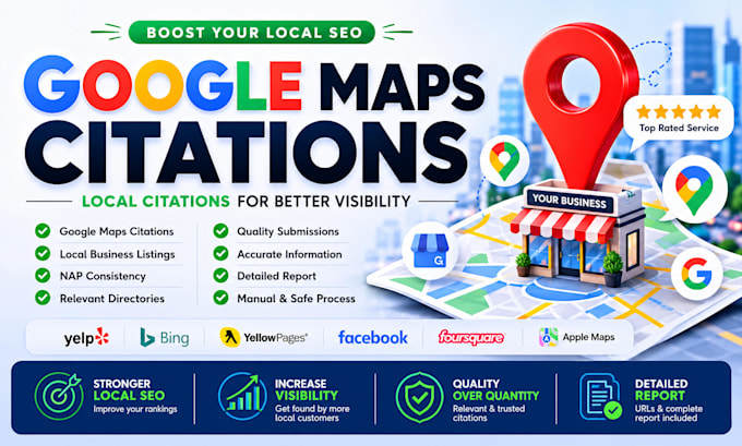 build google maps citations and local citations for local SEO