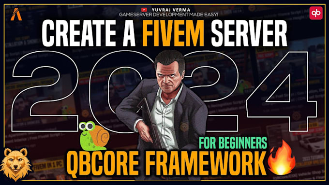 create custom fivem esx or qbcore server with premium scripts