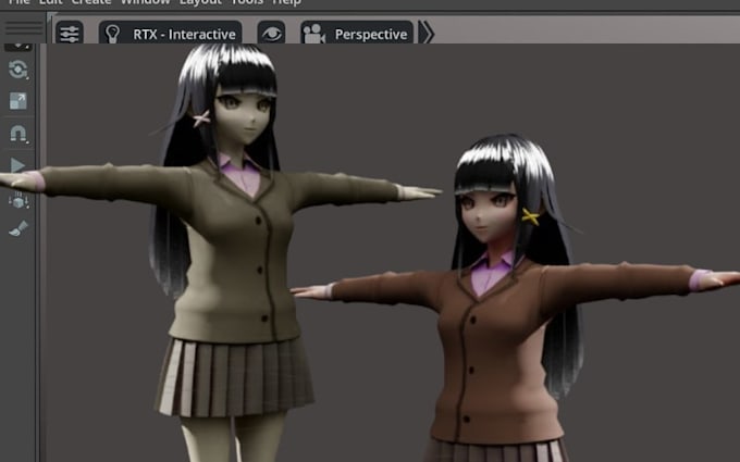 create vroid 3d character vrm for vrchat, vtubing, mmd model