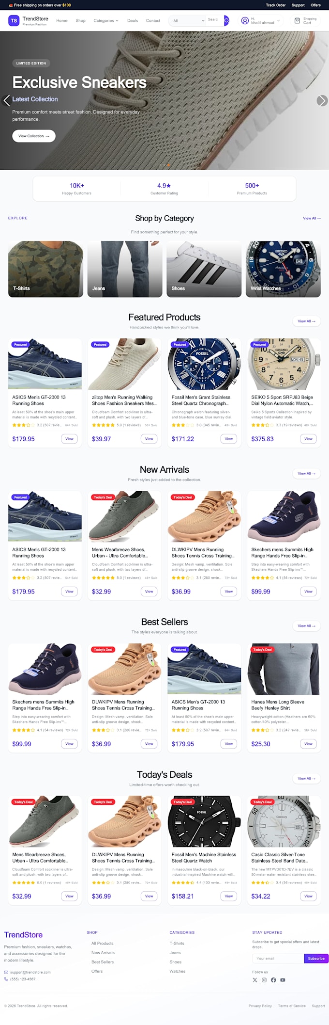 build a modern full stack ecommerce website with nextjs