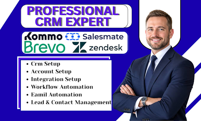 setup zendesk salesmate automation kommo crm integration brevo email marketing