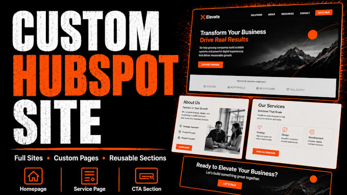 convert figma to hubspot cms website with custom editable modules