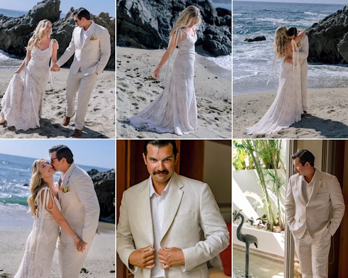 edit your wedding photos professionally