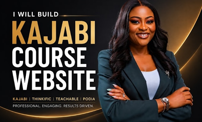 build kajabi thinkific teachable course website