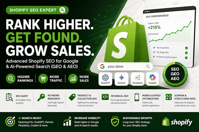 optimize your shopify SEO and ai search visibility with GEO