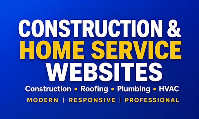 design construction roofing plumbing junk removal website with wordpress
