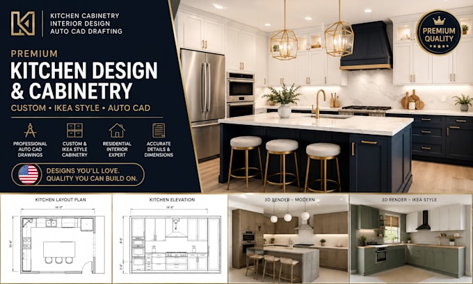 design kitchen cabinetry residential interior autocad drafting ikea interior