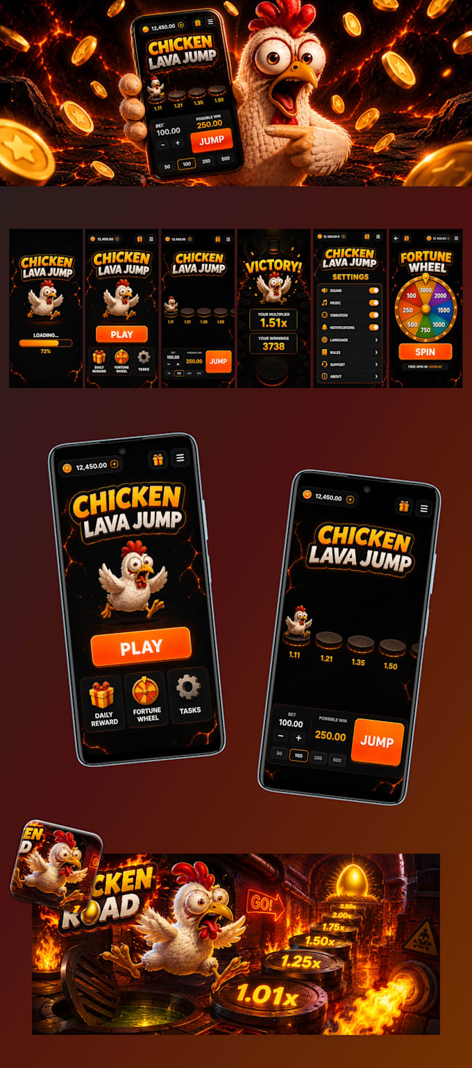 design mobile game UI UX in figma