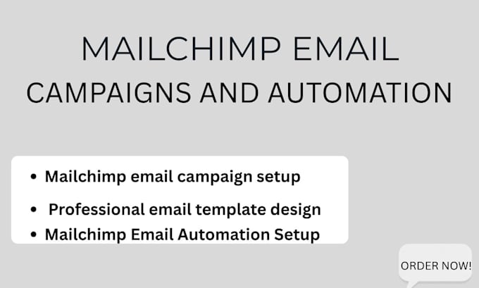 create mailchimp email campaigns and automation