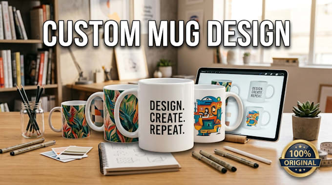 do mug design for you