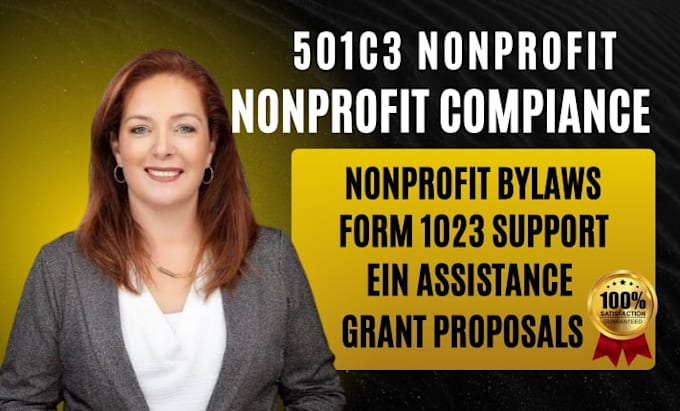 quickly prepare 501c3 nonprofit bylaws, form 1023, ein and irs documents