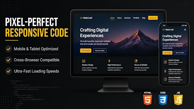 fix HTML CSS javascript bugs and customize website layouts