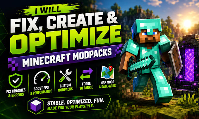 fix create optimize minecraft modpacks convert forge to fabric minecraft map mod