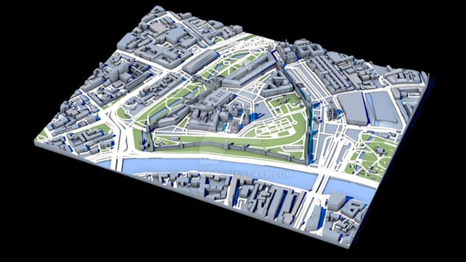 create 3d terrain maps 3d city map shaded relief map landscapes 3d environment