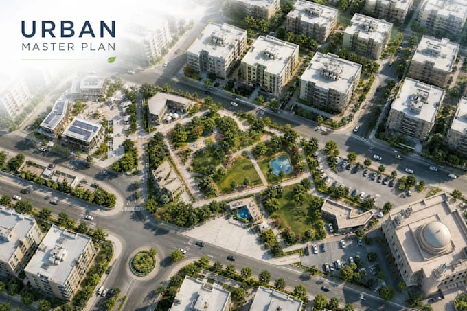 convert 2d plan to 3d masterplan,zoning tower building,cgi city landscape layout