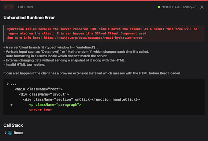 fix bugs and issues in your react, javascript, or next js code in 24 hours