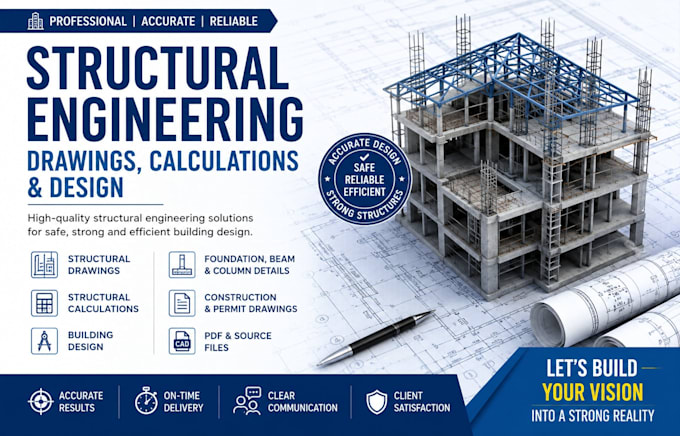 design building structural engineering drawings calculations