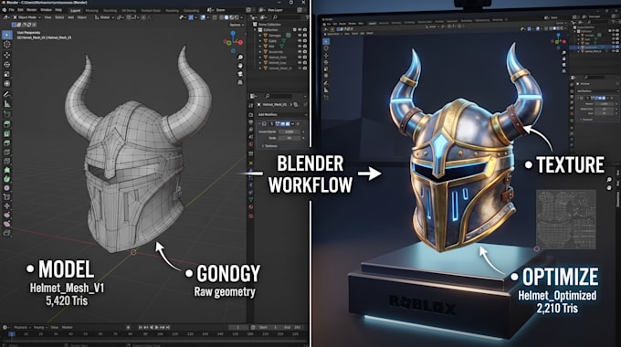 create roblox ugc accessories wearable 3d models